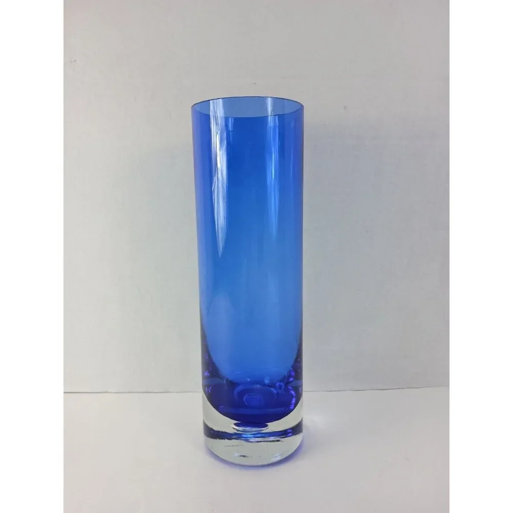 Blue Cobalt Glass Vase 10